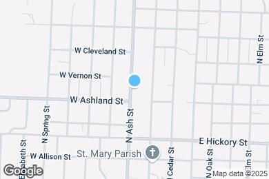Map image of the property - 710 N Ash St