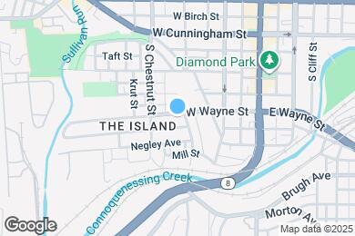 Map image of the property - 309 W Wayne St