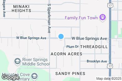 Map image of the property - 526 blue Spring Ave