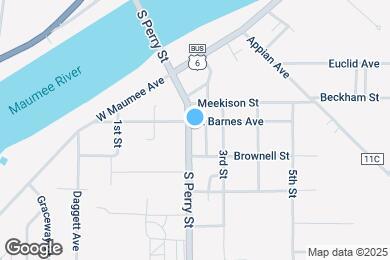 Map image of the property - 606 S Perry St