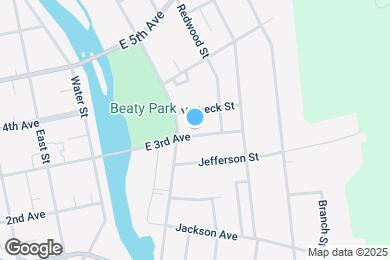 Map image of the property - 3 E 3rd Ave