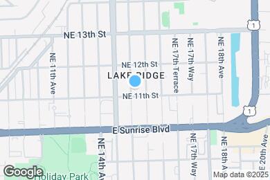 Map image of the property - 1108 NE 16th Ave