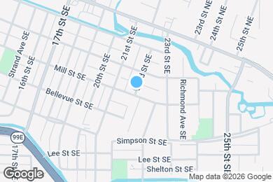 Map image of the property - 398 22nd St SE