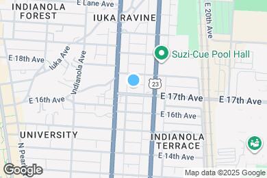 Map image of the property - 306 E 17th Ave