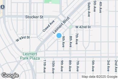 Map image of the property - 4302 1/2 10th Ave