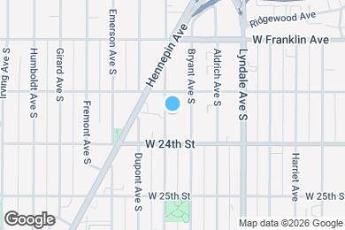 Map image of the property - 2217 Colfax Ave South