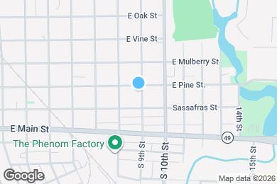 Map image of the property - 112 N 9th St