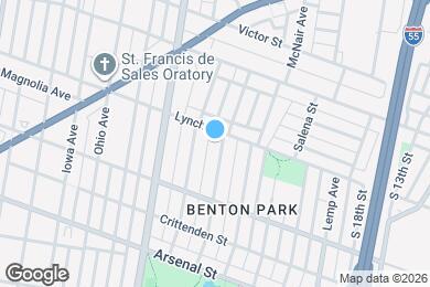 Map image of the property - 2811 Missouri Ave