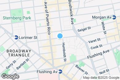 Map image of the property - New 1 BED in East Williamsburg!