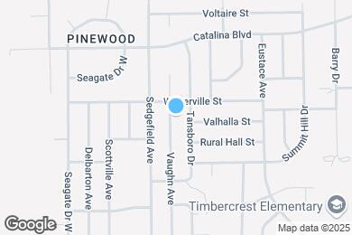 Map image of the property - 2609 Vaughn Ave