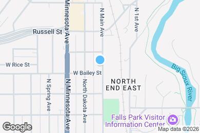 Map image of the property - 1205 N Main Ave