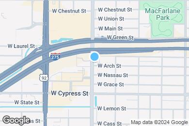 Map image of the property - Monterey Townhomes