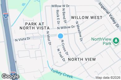 Map image of the property - 16411 N Cross Dr