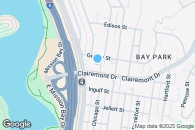 Map image of the property - 2530 Clairemont Dr