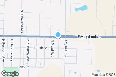 Map image of the property - 2227 E Highland St