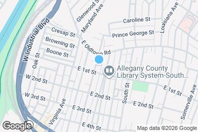 Map image of the property - 28 Grand Ave