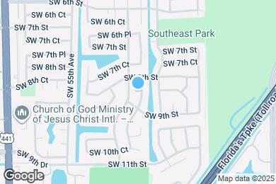 Map image of the property - 850 SW 50th Ter