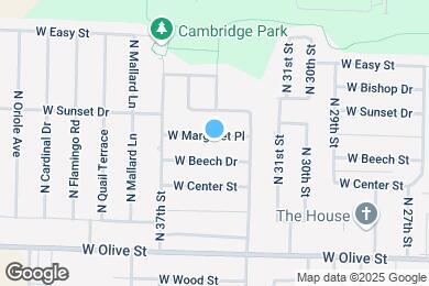 Map image of the property - 3502 W Margaret Pl