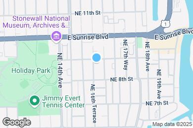 Map image of the property - 832 NE 16th Terrace