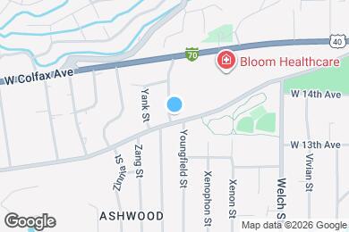 Map image of the property - 1320 Youngfield St