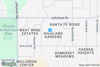 Map image of the property - 6003 W Richards Dr