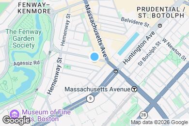 Map image of the property - 16-20 Westland Ave.