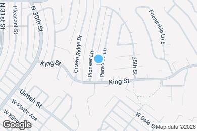 Map image of the property - 622 Paradise Ln