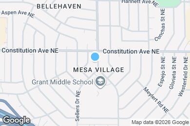 Map image of the property - 1329 Moon St NE