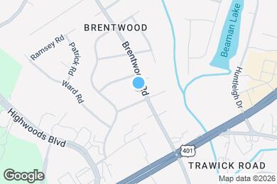 Map image of the property - 3105 Brentwood Rd