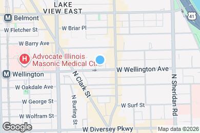 Map image of the property - 632 W Wellington Ave