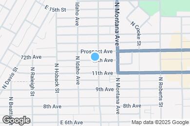 Map image of the property - 1033 12th Ave