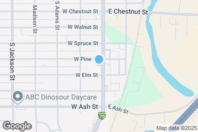 Map image of the property - 510 S Washington St