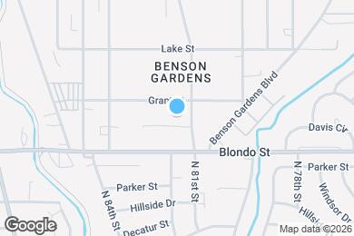 Map image of the property - 8120 Burdette St