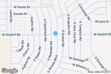Map image of the property - 14514 S Amado Blvd