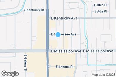 Map image of the property - 10650 E Tennessee Ave