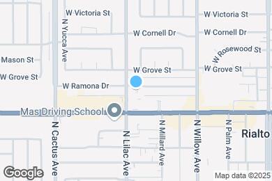 Map image of the property - 479 W Ramona Dr