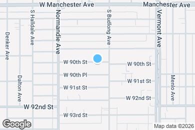 Map image of the property - 1222 W 90th St