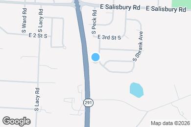 Map image of the property - 332 S Kendall Ave