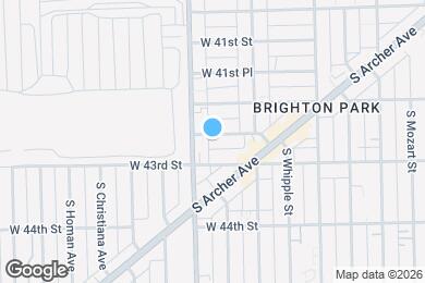 Map image of the property - 3149 W 42nd Pl