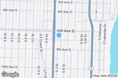 Map image of the property - 631 S J St