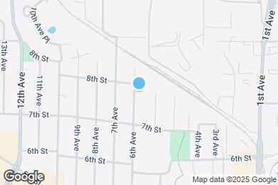 Map image of the property - 717 6th Ave