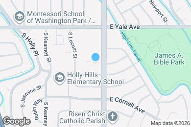 Map image of the property - 6455 E Bates Ave