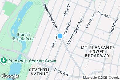 Map image of the property - 168 Bloomfield Ave
