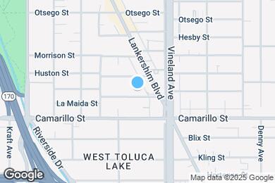 Map image of the property - 11045 La Maida St