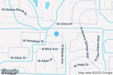 Map image of the property - 10513 W Hazelwood Dr