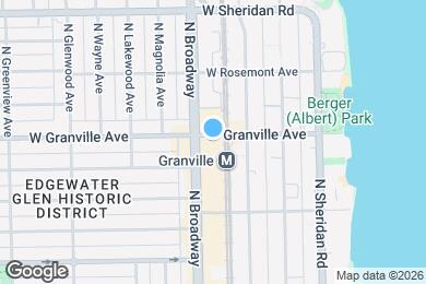 Map image of the property - 1133 W Granville Ave