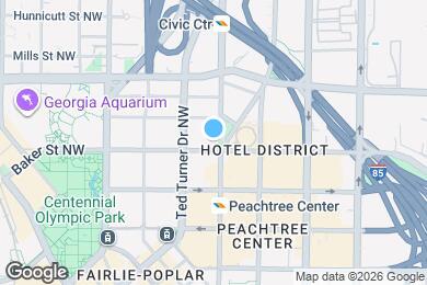 Map image of the property - 300 Peachtree Rd NE