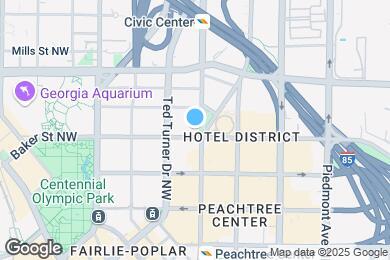 Map image of the property - 300 Peachtree St