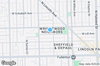 Map image of the property - 1112 W Lill Ave