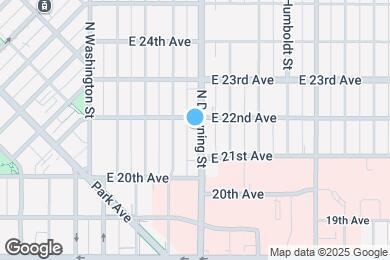 Map image of the property - 2153 N Downing St